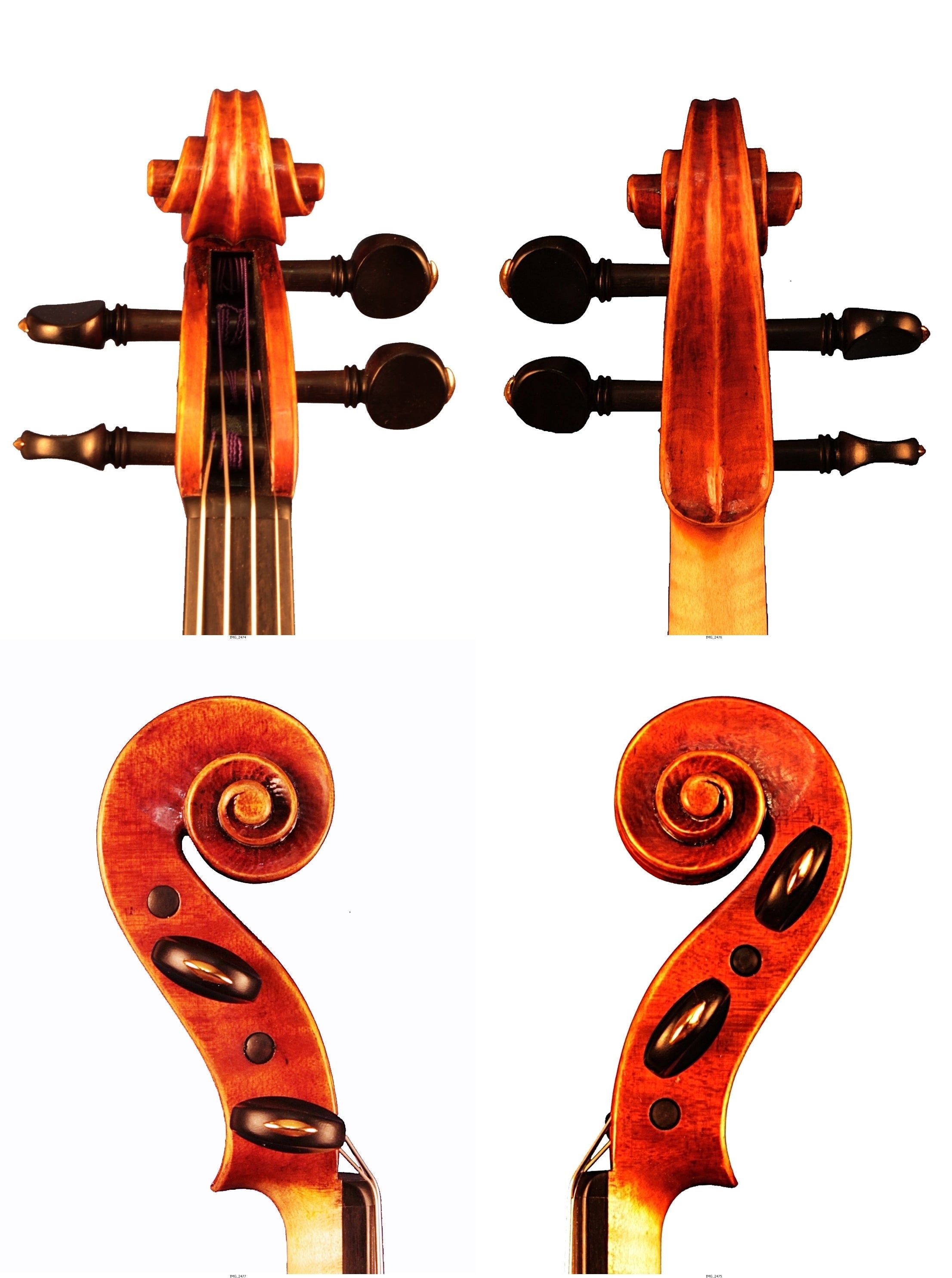 Antiqued Violin Inspired by Stefano Scarampella